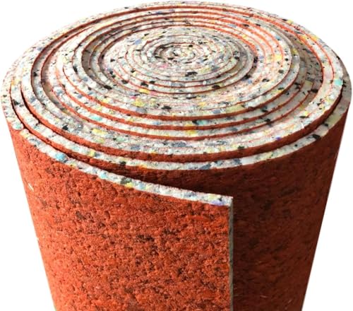 Silver Star Carpet Underlay Polyurethane Foam 8mm 10mm 12mm Thick High Density 137cm Width Noise Reduction (8mm Thick - 5m2)