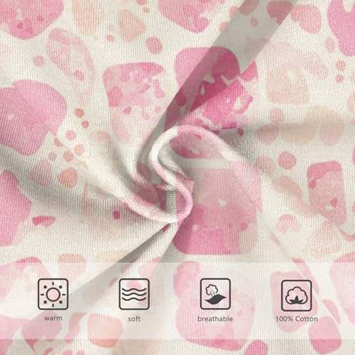 KLL Pink Glitter Leopard Print Toddler Boys' Cotton Briefs Breathable Undies3