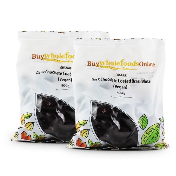 Buy Whole Foods Organic Dark Chocolate Coated Brazil Nuts (1kg)
