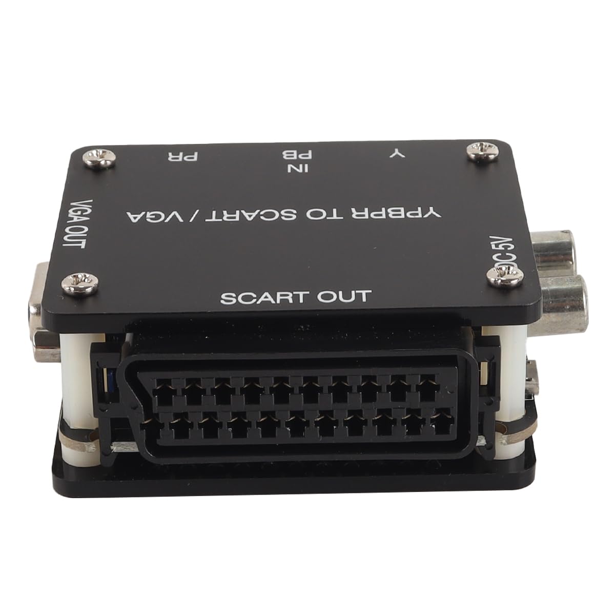 Ticha YUV TO RGBS YPBPR To SCART YPBPR TO VGA Video Converter per console di gioco, set top box, RGBS to Color Difference Component Transcoder