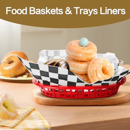 Paquete de 18 cestas de comida rápida con 100 forros - 50% de descuento - Image 4