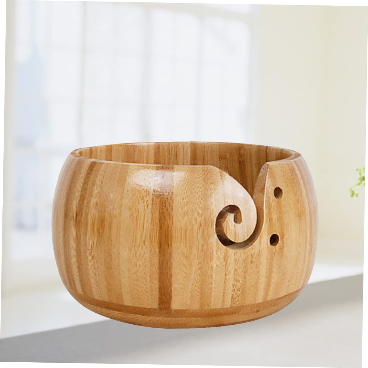 Contenitore Per Filati in Legno Contenitore Per Lana Ciotola Per Uncinetto Accessorio Per Maglieria