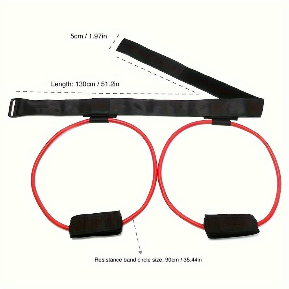 Bandas de Resistencia de látex ZBDZSW para Yoga y Fitness: Correas elásticas versátiles para Adelgazar Las piernas, Levantar los glúteos y Entrenar Todo el Cuerpo