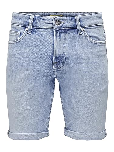 ONLY & SONS Herren Jeans Short ONSPLY 5189 -...