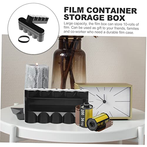 Estuche de película para 5 rollos en caja de almacenamiento de plástico resistente 5