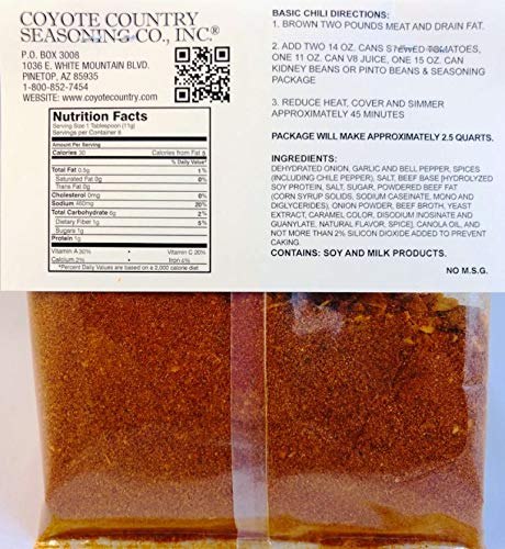 Miniatura 4 de Coyote Country's Mild Chili Mix (3 Pack)