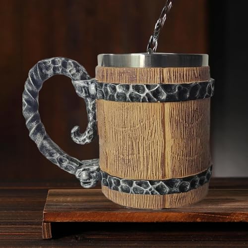 Recipiente de bebidas renacentista con asa para alcohol y té 7