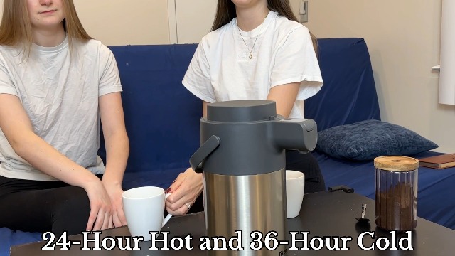 Amazon.com: Tiken Airpot Coffee Dispenser with Pump - 102oz/3L