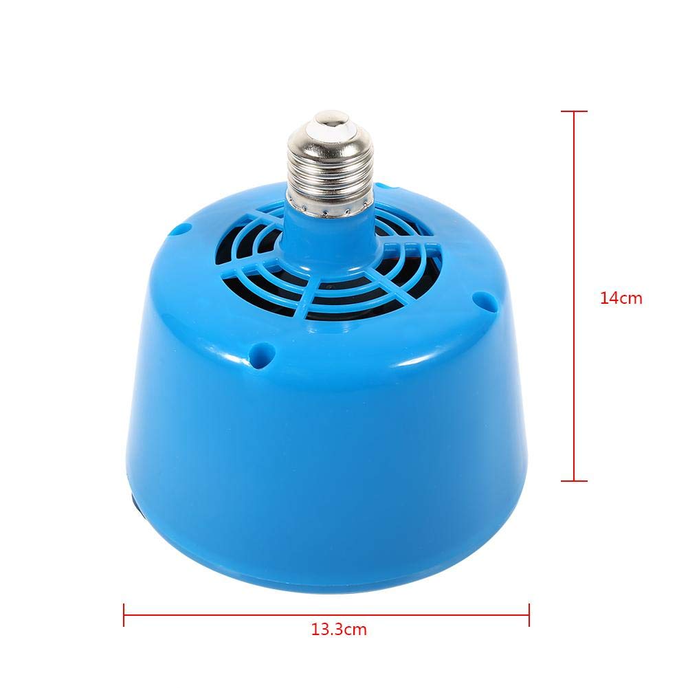Broco Lámpara de Calor para Mascotas, E27 Lámpara de Calor para Aves de Corral para criadores Lámpara para Aves de Corral Bombilla Criadora Lechones Pollo para Mascotas(Azul)