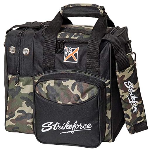 KR Strikeforce Flexx Single Tote Bowling Bag Camo