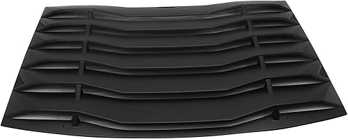 Miniatura 8 de FREEMOTOR802 Compatible con Dodge Charger 2011-2023, rejilla de ventana trasera, aspecto de fibra de carbono, cubierta de plástico ABS para