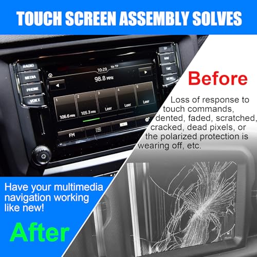 Image of Touch Screen Display 6.5 inch LCD TDO-WVGA0633F00039 Compatible with VW Magotan B7 Jetta Passat Scirocco Golf 6R Polo Tiguan Multimedia Navigation MIB STD2 MIB200 682 Fit for Skoda Octavia Yeti