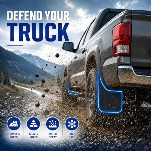 Image of PIT66 Mud Flaps Splash Guards Mudflaps Fit Toyota Tacoma 2005-2015