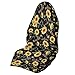 Flashideas Sunflower Notes Car Seat Cover Protector Non-Slip Waterproof Front Seat Pet Car Bucket Cover Durable Washable Seat Decoration for Truck SUV Automotive Vehicles