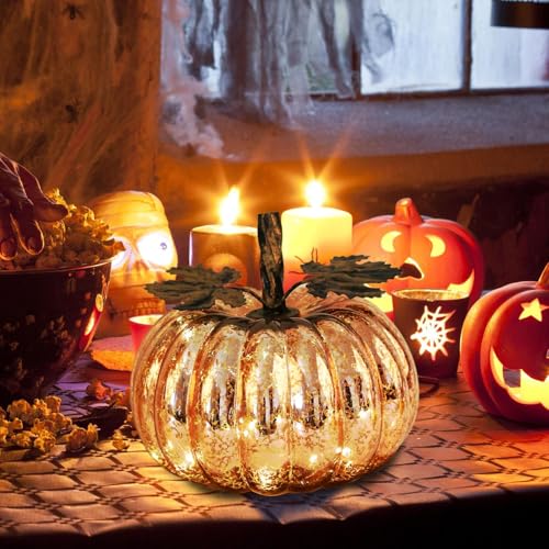 Décoration lumineuse en verre pour cheminée et centre de table - 3