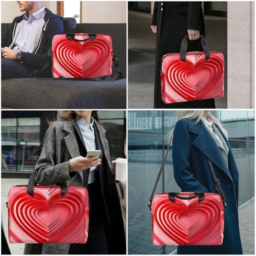 Bolso para portátil con forma de corazón 15.6 pulgadas miniatura 2