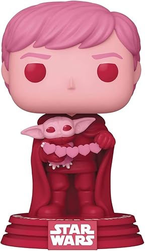 Miniatura 6 de POP Star Wars: Valentines - Luke Skywalker & Grogu Funko Pop! Figura de vinilo (paquete con funda protectora compatible con caja pop), multicolor,
