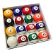 MoyanSuper 2-1/4" Pool Balls Billiard Set - 16 Resin Balls, Regulation Size & Weight, Complete Pool Table Balls Set for Replacement, Pool Table Accessories & Billiards Pool Accessories