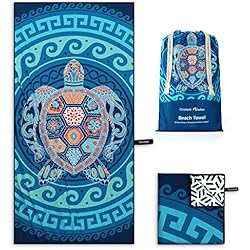 OCOOPA Microfiber Beach Towel Fast Drying, Extra Large 63