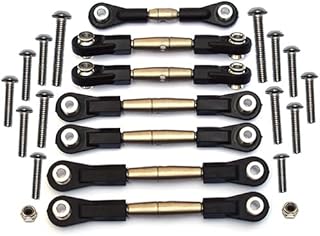 GPM For Tamiya TT02B Upgrade Parts Spring Steel Turnbuckle With Plastic Ends - 7 Pcs Set