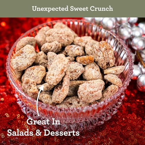 Image of HUDSON PECAN COMPANY Praline Roasted Georgia Pecans: Candied Gourmet Treat