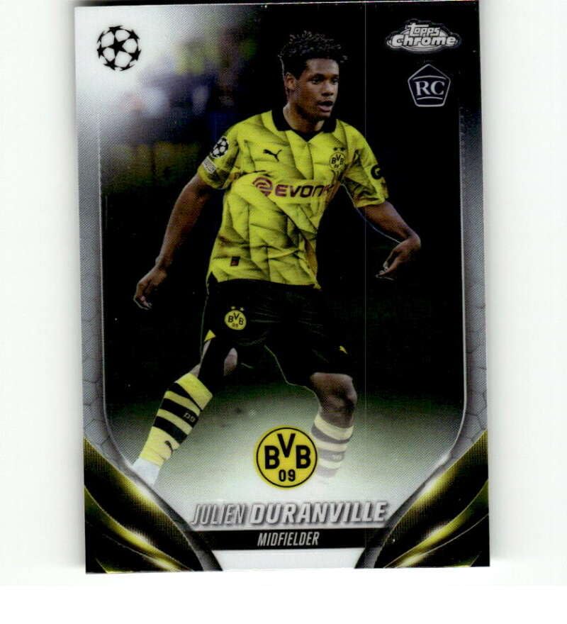 Amazon.com: 2023-24 Topps Chrome UEFA #191 Julien Duranville RC
