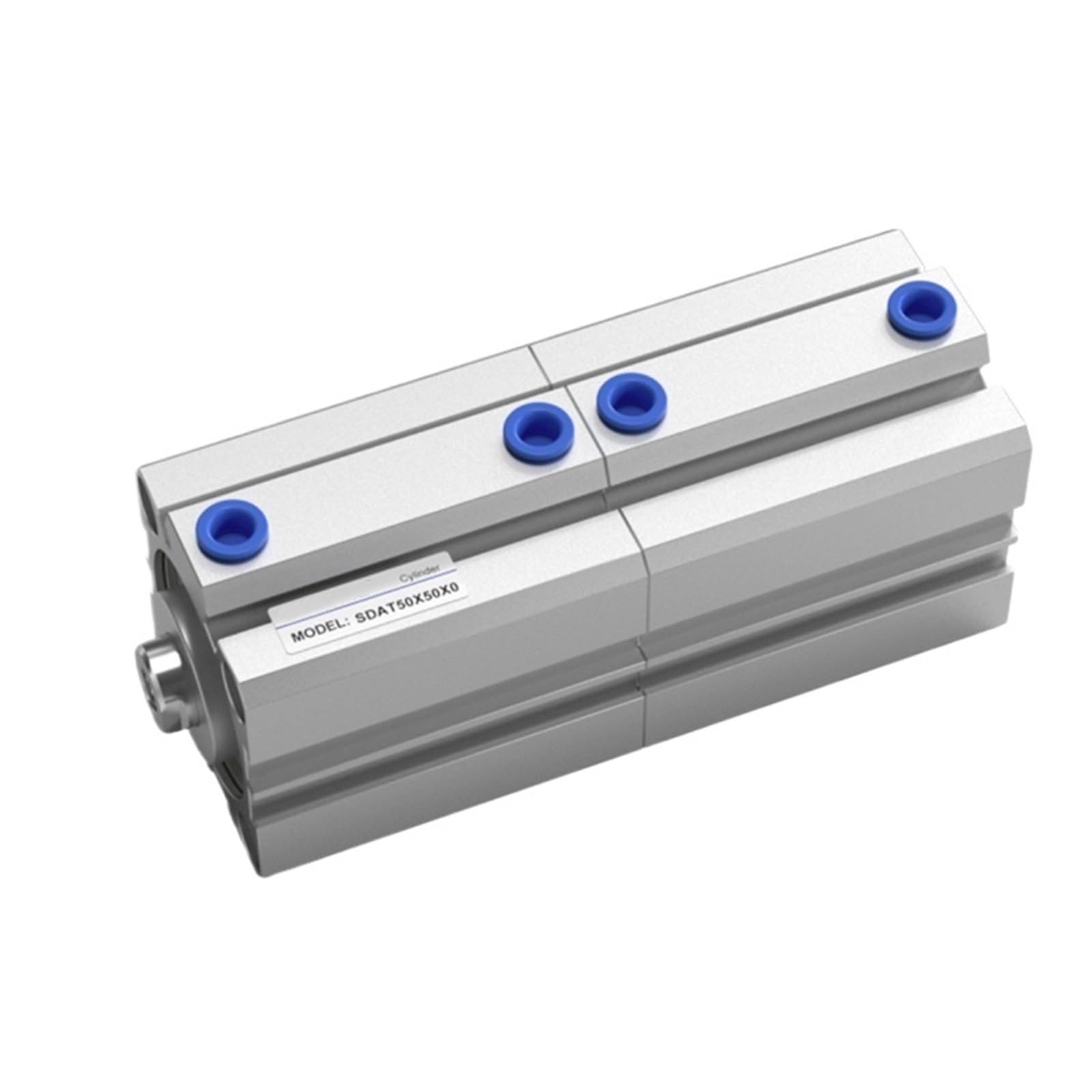 RCGKNNMUZ 1pcsT Double Strength Duplex Type Cylinder Bore 12 16 20 32 40 Stroke 5 10 15 30 35 45 50mm(Stroke 35mm,Bore 16mm)