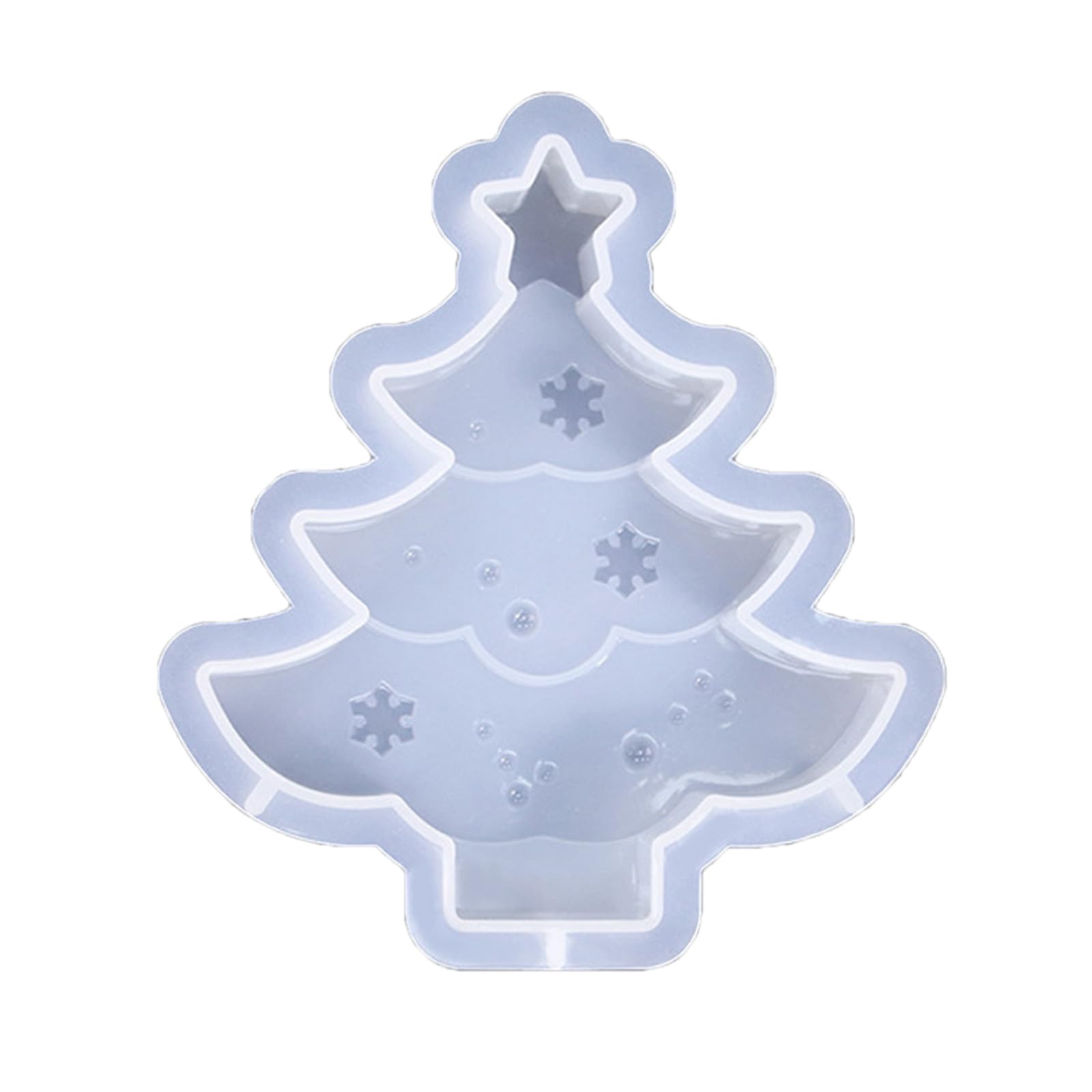 Bottone Silicone Molds Christmas Tree Molds Plaster Ornament Castings Baking Craft Supplies Silicone Clay Scented Ornament