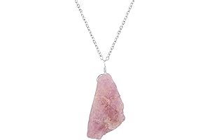 Natural Kunzite Necklace: Enhance Your Spirit with Healing Vibes
