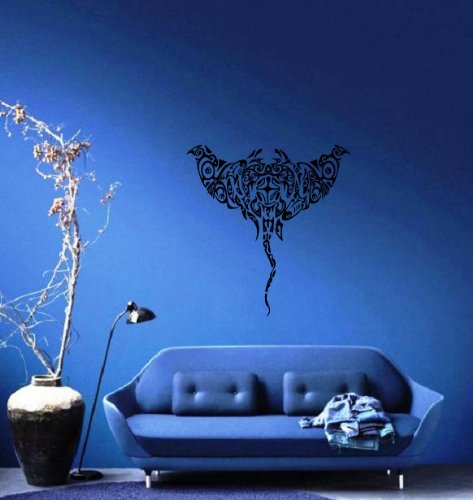 DesignToRefine Tribal Manta Ray Ocean Sea Marine Animal Decor Wall Mural Vinyl Art Sticker M445