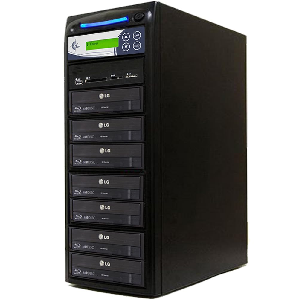 1 to 6 Media Mirror Duplicator - Flash Media / Disc to Blu-Ray M906-SSPBD