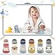 HYCLES Baby Anti-Rutsch-Knöchelsocken mit Griff 6 Paar für Jungen Mädchen Kleinkind Anti-Rutsch niedlichen Cartoon Tier Socken 1-3 Jahre