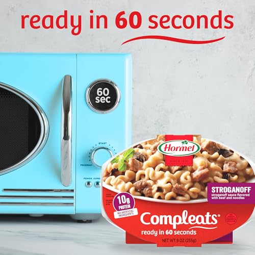 Image of HORMEL COMPLEATS Beef Stroganoff Sauce Microwave Tray, 9 Ounces (Pack of 6)