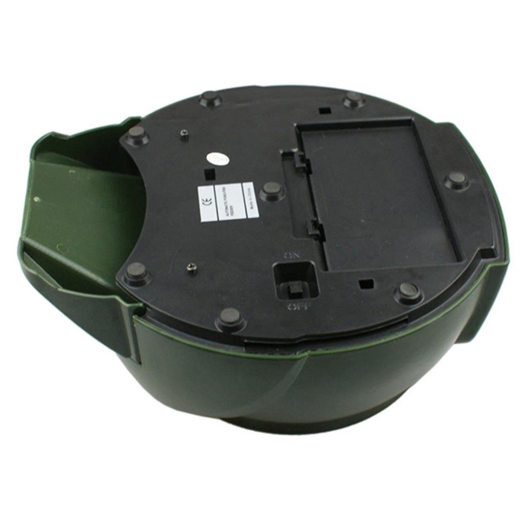 MagiDeal Futterautomat Aquarium, Automatischer Futterautomat für Teichfische, Fische Fischfutterspender 4.25L