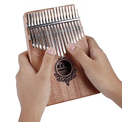 Dilwe Pouce Piano, 17 Touches Kalimba en Acajou avec Marteau Tuning, échelle Autocollant, Chiffon de Nettoyage, Sac… - Les Beatles, Paul McCartney, John Lennon, RIngo Starr, George Harrison Dilwe Pouce Piano, 17 Touches Kalimba en Acajou avec Marteau Tuning, échelle Autocollant, Chiffon de Nettoyage, Sac…