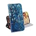 Produktbild COTDINFOR Samsung Galaxy A40 Hülle Kreativ Art Painted cool Schutzhülle PU Leder Flip Bookcase Handy Tasche Schale mit Magnet Standfunktion Etui für Samsung Galaxy A40 Apricot Flower TX-CH.