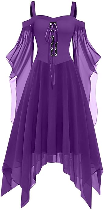 OIOLOYJM Witch Costume Women Sexy Plus Size Renaissance Vampire Gothic Halloween Costumes Woman 2025 Clothes Dresses