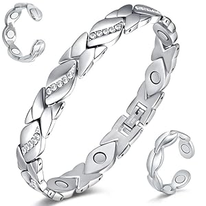 Cigmag Magnetfeldtherapie Armband mit Kristall