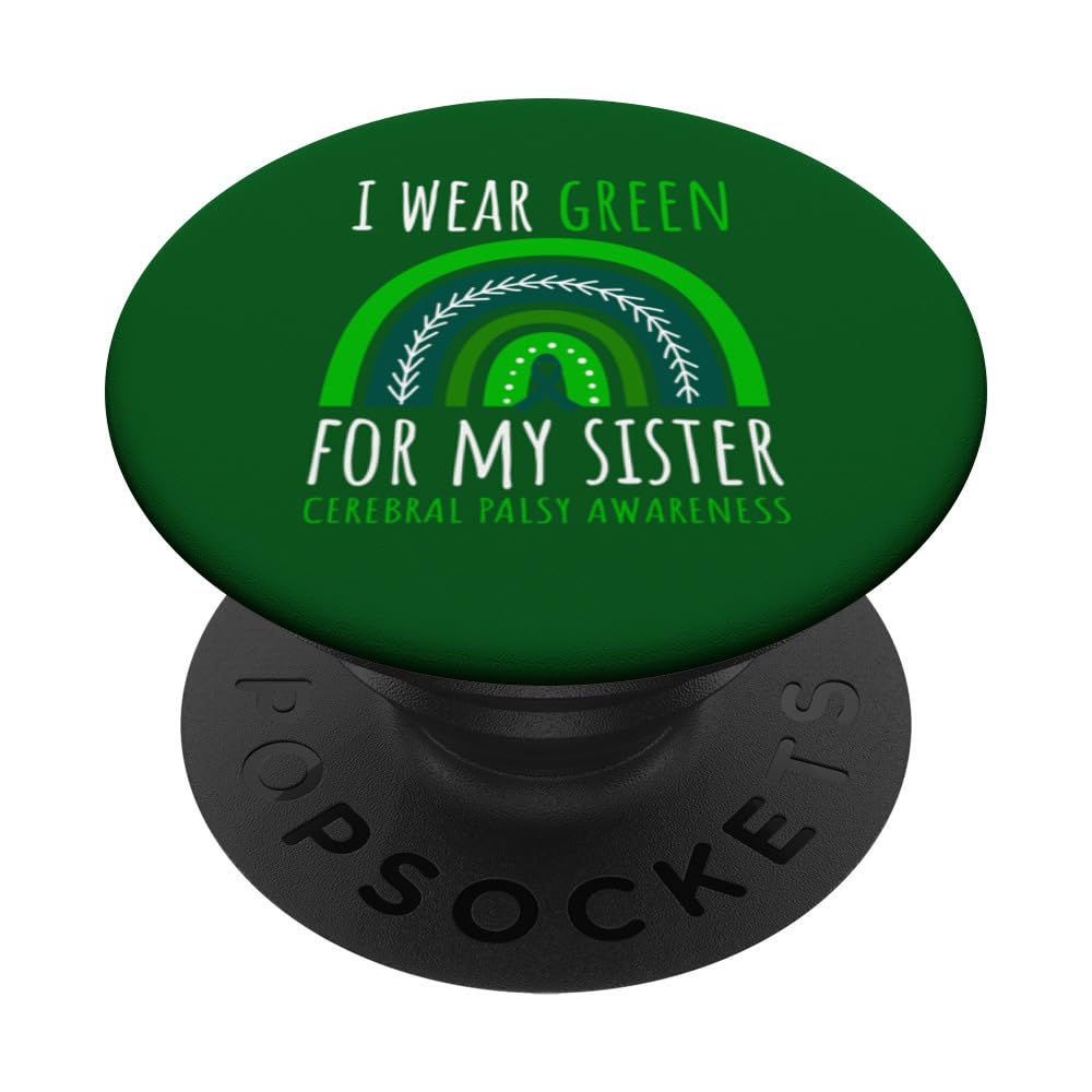 Rainbow Sister Cerebral Palsy Awareness Support Products CP PopSockets Swappable PopGrip