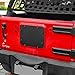 JeCar Spare Tire Carrier Delete Filler Plate Tramp Stamp Tailgate Vent-Plate Cover with Aluminum for 2007-2018 Jeep JK Wrangler & Unlimited (No Logo)