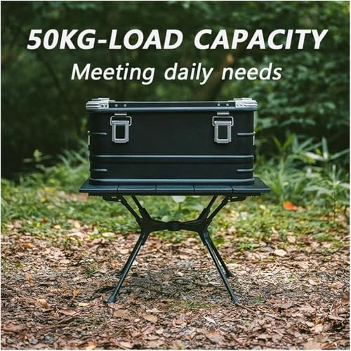 Table de camping ultralégère et compacte en aluminium - 6