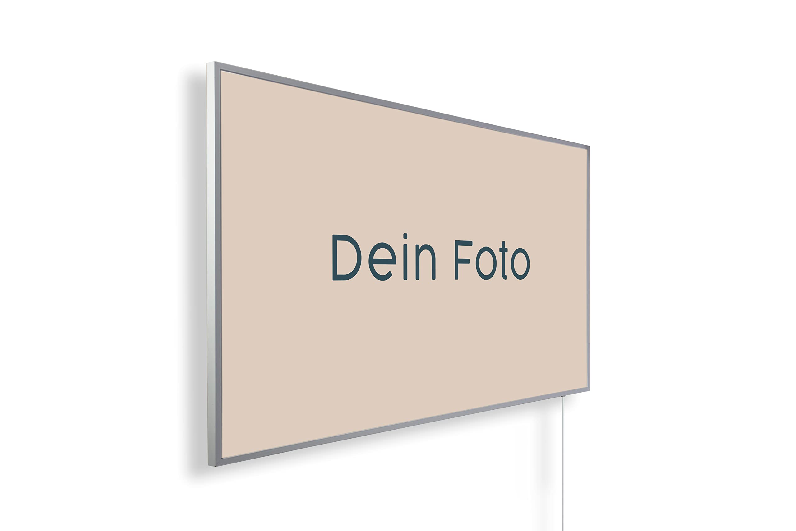 Eigene Bildheizung gestalten ✓ Lade Dein eigenes Foto hoch – Individuelle Infrarotheizung bedrucken lassen ✓ TÜV/GS + 5 Jahre Herstellergarantie ✓ Überhitzungsschutz ✓ 300 Watt, inkl. Thermostat