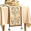   Decorative-Linen-Table-Runner-71-Inches-LongFloral-Print-Rustic-Runner-for-Table-Decor-Tabletop-Table-Runners-for-KitchenDiningTea-PartyHomeChristmas1271