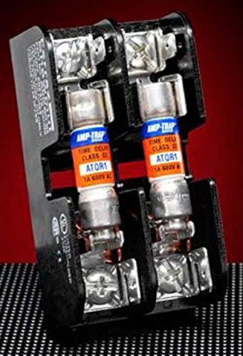 Mersen 30313 Midget Fuse Block Screw Connector, 3 Pole