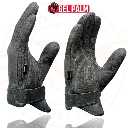 Image of Milwaukee Leather Men's Leather Motorcycle Gloves - Gel Padded Palm, Adjustable Wrist, Riding Gloves - 4X-Large
