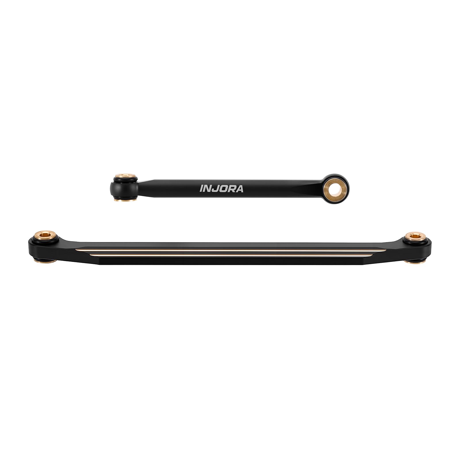 INJORA Black Brass Steering Links for 1/18 Redcat Ascent-18 APEX Scout II