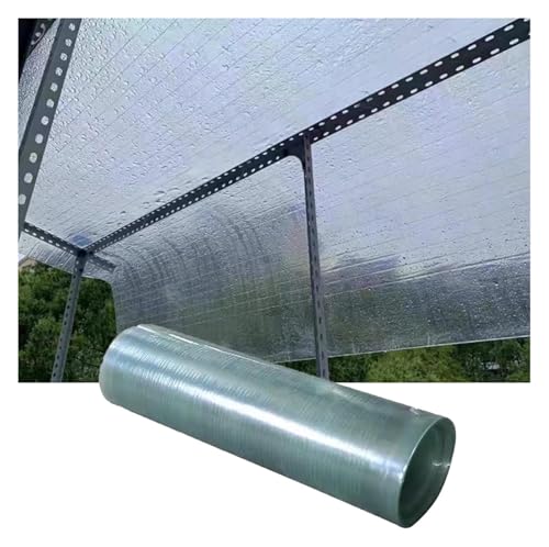 Feuille de polycarbonate transparent anti-UV pour toiture de serre et auvent de jardin