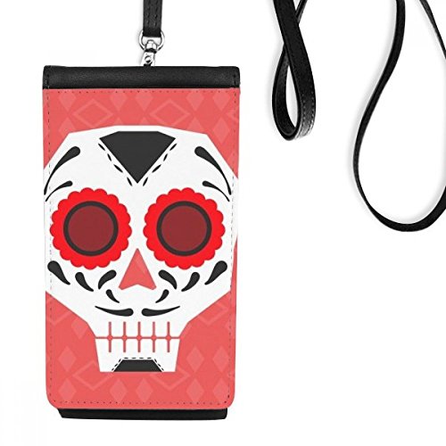 Porte-monnaie suspendu crâne de fleur, le cadeau original mexicain