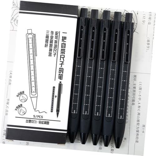 Bolígrafos de tinta gel WRITWAA 5 piezas, secado rápido miniatura 7