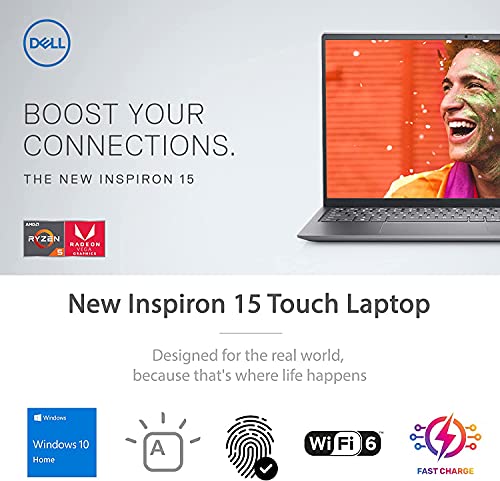 Image of Dell Inspiron 15 Touch Screen Laptop - Intel Core i5-1235U Processor - Windows 11 Home (32GB RAM | 2TB SSD)